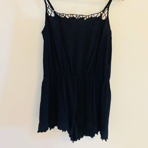 Blu Pepper Embroidered Romper